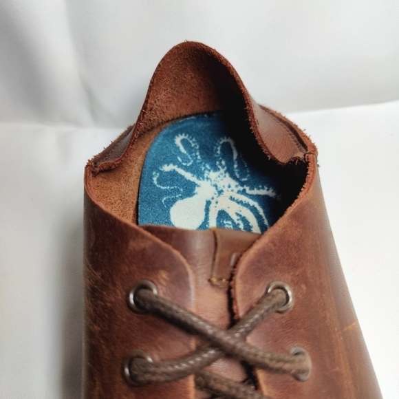 Olukai Nalukai  Slides Drop in Heel Brown Leather Slip On Loafer Men's Shoe 9.5M - Picture 6 of 12